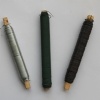 Wire on Wood Stick, Black Annealed/Galv./Painted Wire