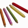 Colored Paper Coated Wire on Wood Stick